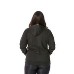 Moletom Canguru Feminino Preto com Capuz 