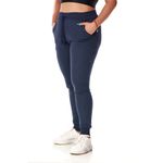 Calça Moletom Feminina Azul Marinho 