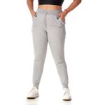 Calça Moletom Feminina Cinza 