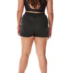 Short Feminino Moletinho Preto Curto 