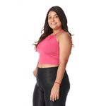 Cropped Feminino de Amarrar nas Costas Rosa