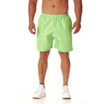 Bermuda Tactel Masculina Verde Com Cordão 