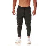 Calça Masculina Moletom Preto Básico 