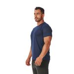 Camiseta Básica Masculina Azul Marinho