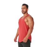 Regata Masculina Esportiva Tradicional Vermelha