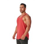 Regata Masculina Esportiva Tradicional Vermelha