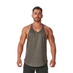 Regata Masculina Esportiva Tradicional Cinza Chumbo 