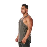Regata Masculina Esportiva Tradicional Cinza Chumbo 
