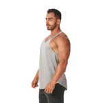 Regata Masculina Esportiva Tradicional Cinza