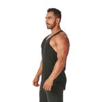 Regata Masculina Esportiva Tradicional Preta