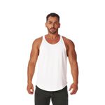 Regata Masculina Esportiva Tradicional Branca 