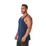 Regata Masculina Esportiva Tradicional Azul Marinho 