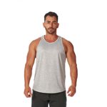 Regata Masculina Tradicional Academia Cinza
