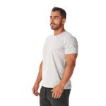 Camiseta Básica Masculina Cinza