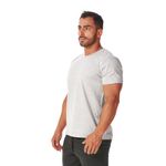 Camiseta Básica Masculina Cinza