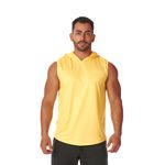 Regata Masculina Amarela Capuz Oversized Longline Academia 