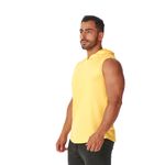 Regata Masculina Amarela Capuz Oversized Longline Academia 