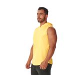 Regata Masculina Amarela Capuz Oversized Longline Academia 