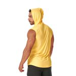 Regata Masculina Amarela Capuz Oversized Longline Academia 