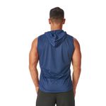 Regata Masculina Azul Marinho Capuz Oversized Longline 