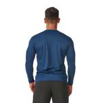 Camiseta Manga Longa Básica Masculina Azul Marinho 