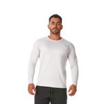 Camiseta Manga Longa Básica Masculina Branca