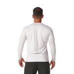 Kit 3 Camisetas Manga Longa Básica Masculina Branca