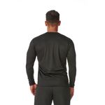 Kit 3 Camisetas Manga Longa Básica Masculina Preto