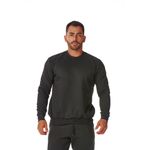Moletom Masculino Gola Careca Preto
