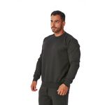 Moletom Masculino Gola Careca Preto