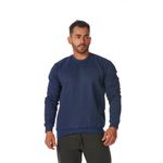 Moletom Masculino Gola Careca Azul Marinho