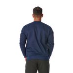 Moletom Masculino Gola Careca Azul Marinho