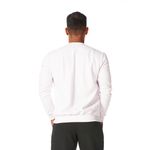 Moletom Masculino Gola Careca Branco