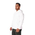 Moletom Canguru Masculino Com Capuz Branco 
