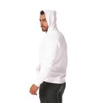 Moletom Canguru Masculino Com Capuz Branco 