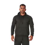 Moletom Masculino Canguru Preto com Capuz 