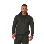 Moletom Masculino Canguru Preto com Capuz 