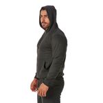 Moletom Masculino Canguru Preto com Capuz 