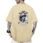 Camiseta Oversized Masculina Estatua Moon Nude