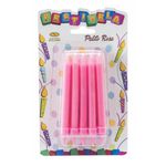 VELA FESTIVELAS PALITO ROSA MUNDO BIZARRO