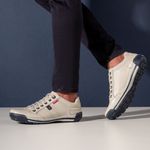 Sapatênis Masculino Couro Gelo Comfort