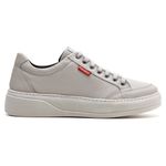 Tênis Couro Masculino Comfort Gelo