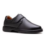 Sapato Comfort Masculino Em Couro Preto