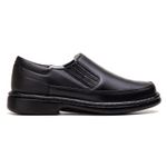 Sapato Comfort Masculino em Couro Preto 
