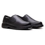 Sapato Comfort Masculino em Couro Preto 
