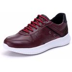 Tênis Masculino Ultra Leve Bordo Comfort