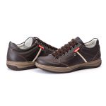 Sapatênis Masculino Couro Tabaco Comfort