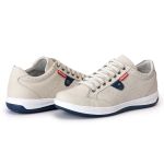 Sapatênis Masculino Couro Gelo Comfort