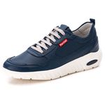 Tênis Sneaker Gel Masculino Azul Comfort