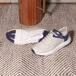 Tênis Sneaker Masculino Comfort Gelo/Azul 